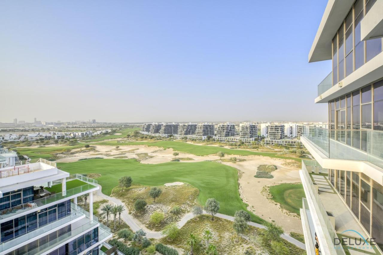 Sunlit Studio At Golf Promenade 2A Damac Hills By Deluxe Holiday Homes Дубай Екстериор снимка