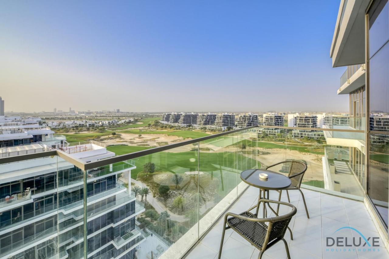 Sunlit Studio At Golf Promenade 2A Damac Hills By Deluxe Holiday Homes Дубай Екстериор снимка