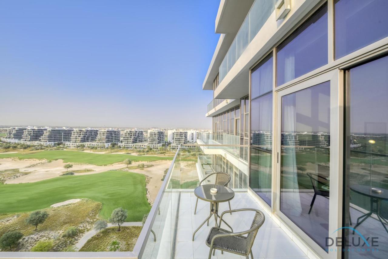 Sunlit Studio At Golf Promenade 2A Damac Hills By Deluxe Holiday Homes Дубай Екстериор снимка