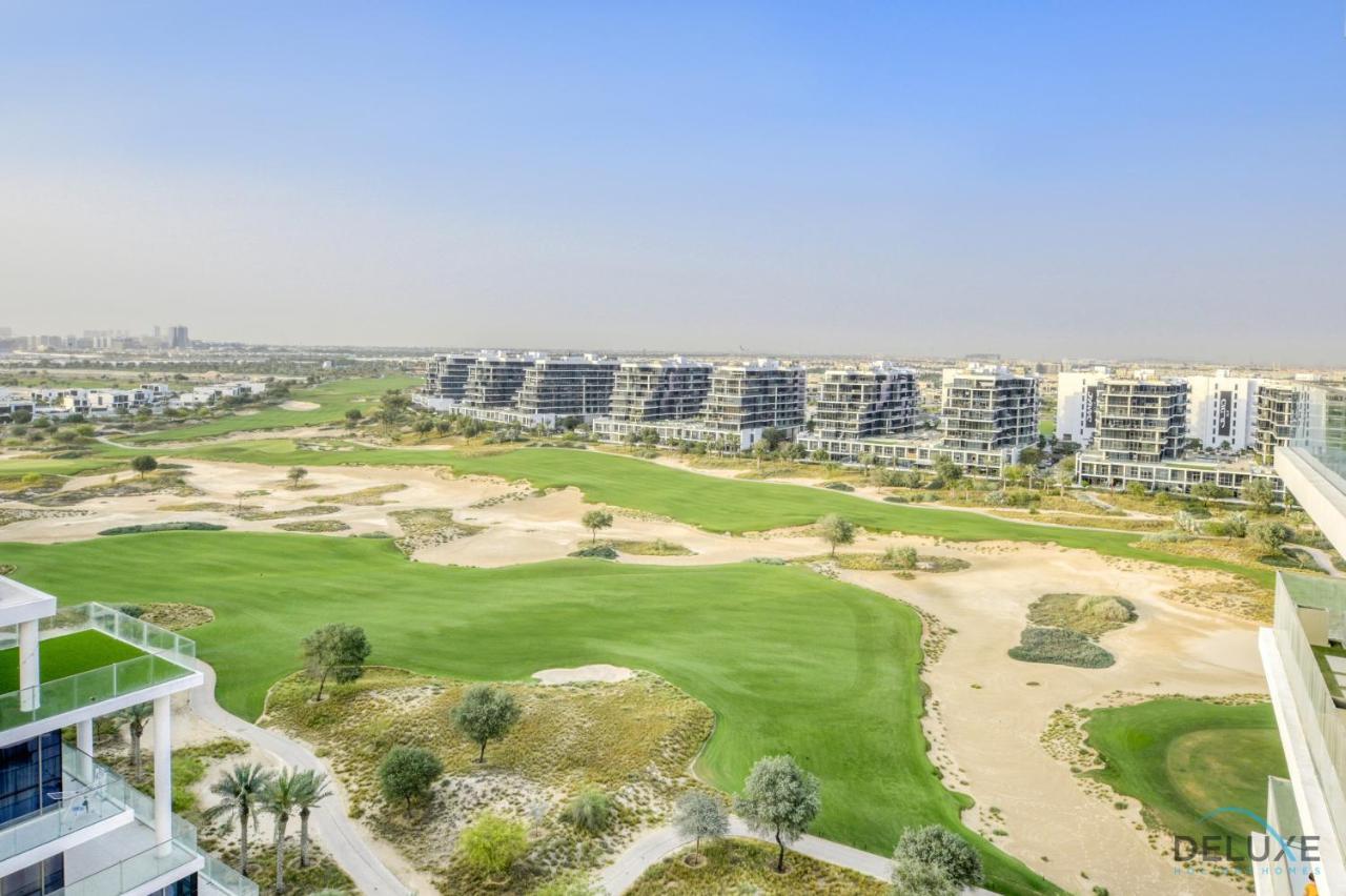 Sunlit Studio At Golf Promenade 2A Damac Hills By Deluxe Holiday Homes Дубай Екстериор снимка