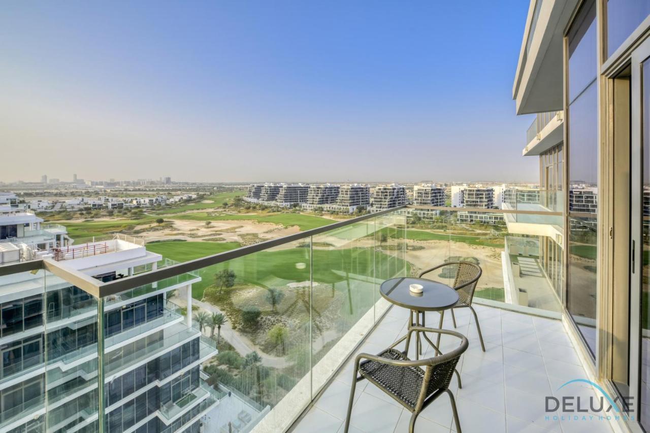 Sunlit Studio At Golf Promenade 2A Damac Hills By Deluxe Holiday Homes Дубай Екстериор снимка