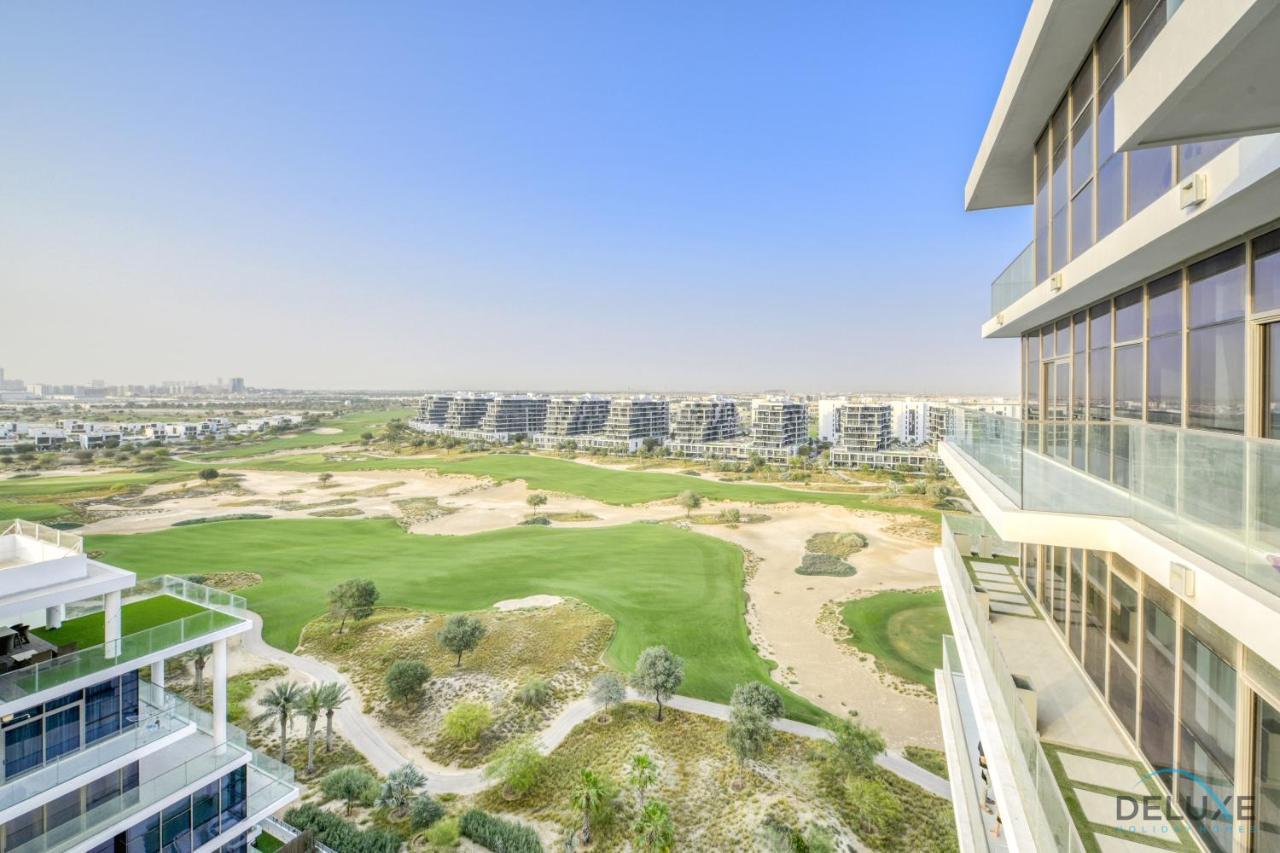 Sunlit Studio At Golf Promenade 2A Damac Hills By Deluxe Holiday Homes Дубай Екстериор снимка