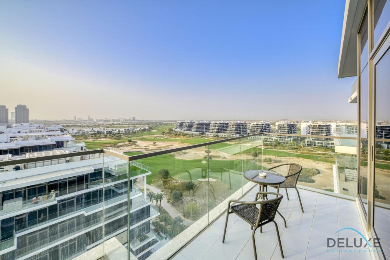 Sunlit Studio At Golf Promenade 2A Damac Hills By Deluxe Holiday Homes Дубай Екстериор снимка