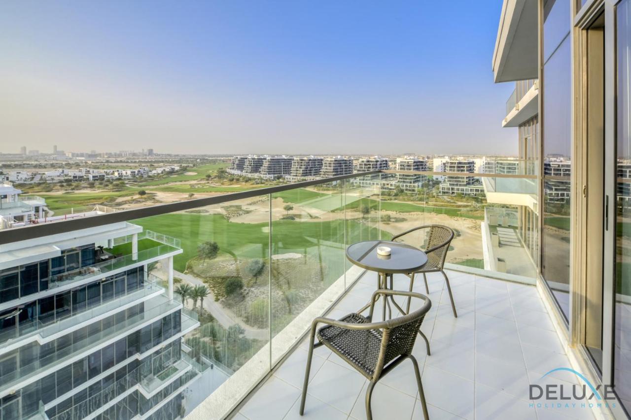 Sunlit Studio At Golf Promenade 2A Damac Hills By Deluxe Holiday Homes Дубай Екстериор снимка